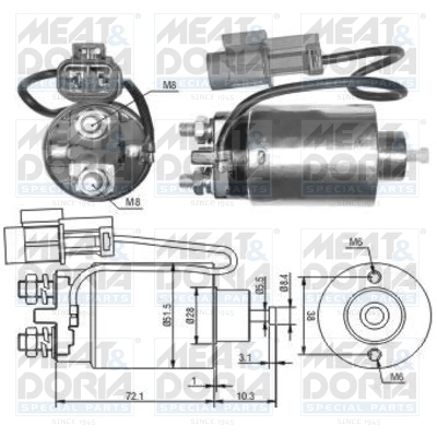 Solenoid Switch, starter